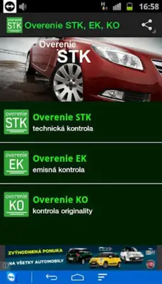 Check Slovak Technical control android App screenshot 3